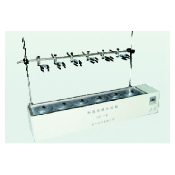 常州國華數顯恒溫循環水浴鍋HH-6 單列六孔 帶支架