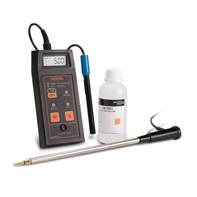 哈納微電腦電導率EC-鹽活度測定儀HI993310