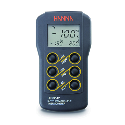 哈納雙通道雙量程微電腦寬范圍溫度測(cè)定儀HI93542